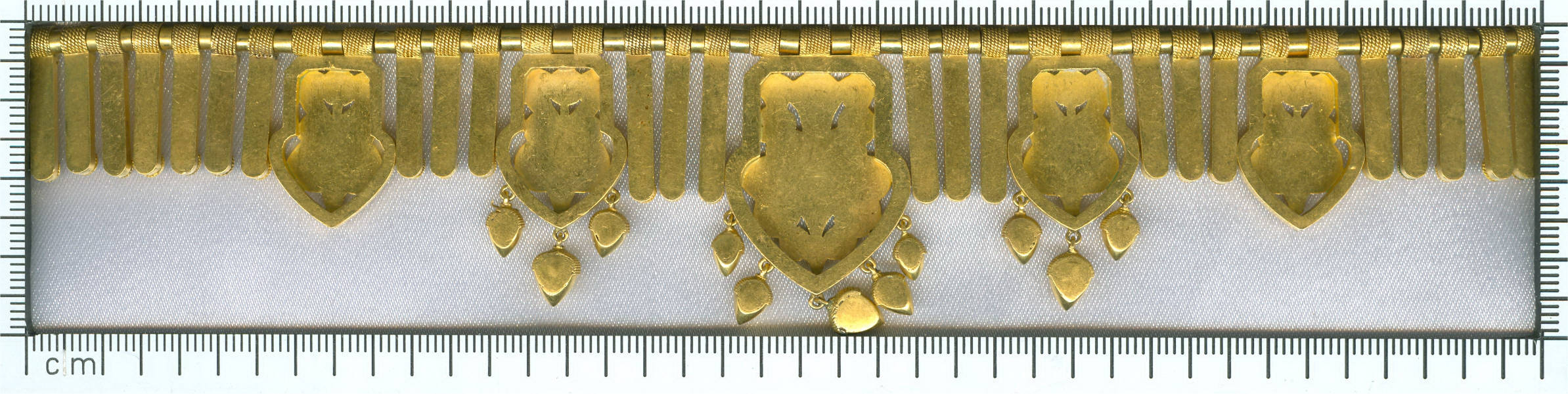 Antique gold filigree choker necklace made in France (image 11 of 11)